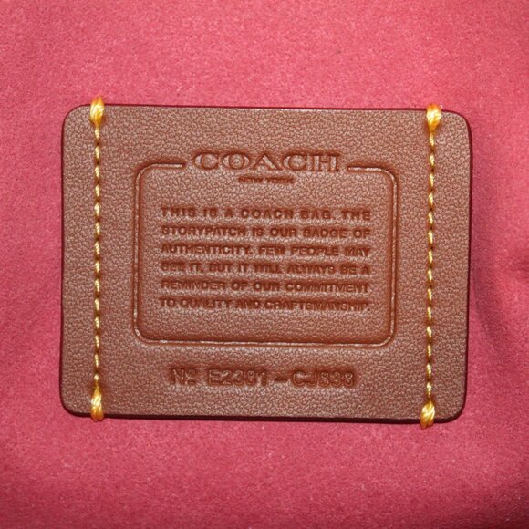 COACH Braided Tabby 26 in Rouge - Picture 2 of 7